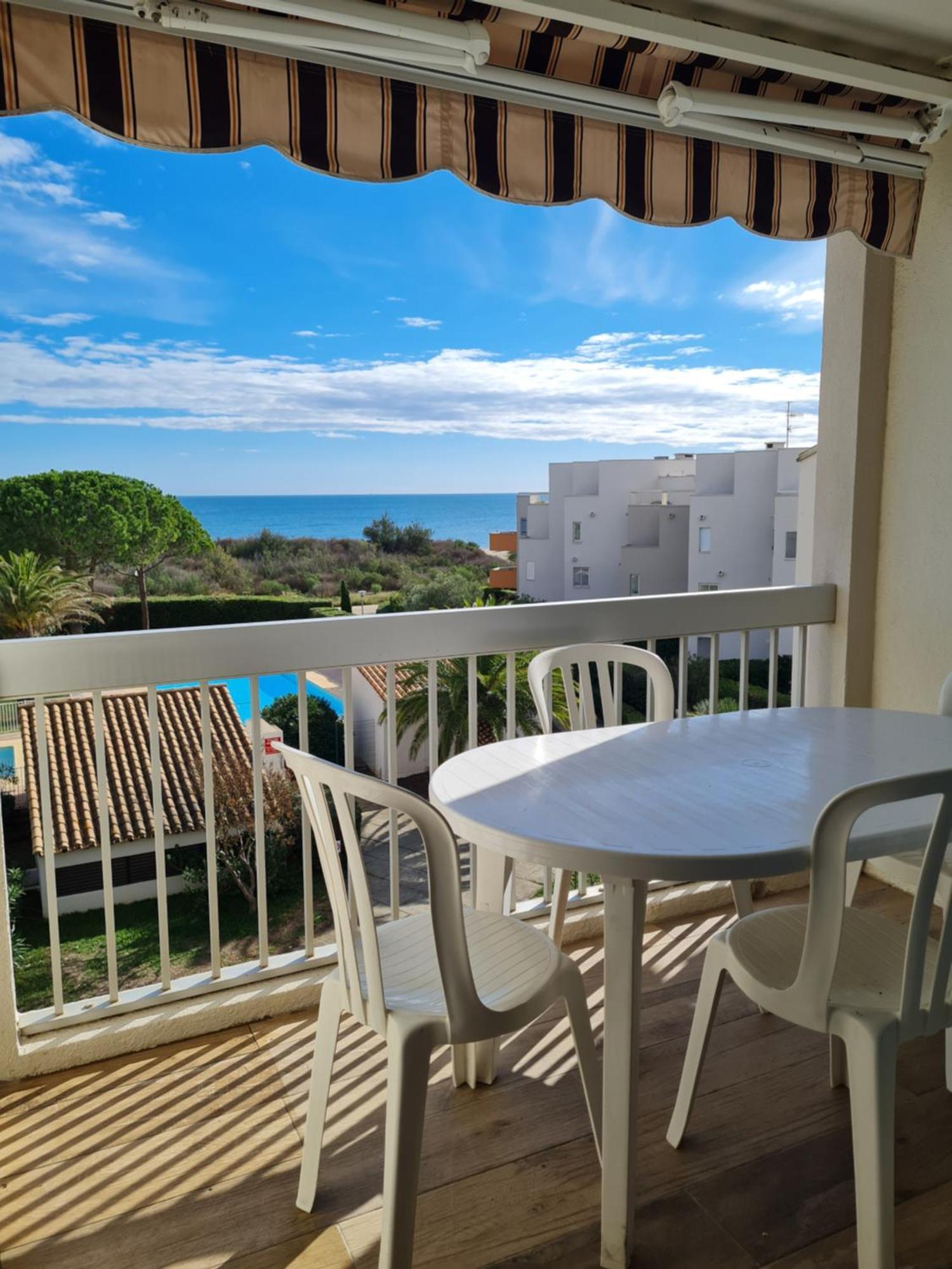 Magnifique Vue Mer Pour Ce T2 Avec Piscine Saint-Cyprien  Luaran gambar